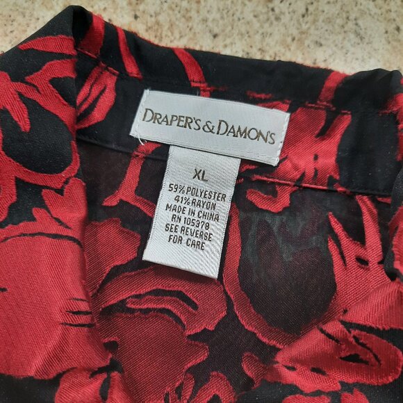 Vtg Y2K sheer lightweight floral jacket - Draper's & Damon's - Picture 10 of 12